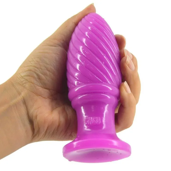 CHASTITY CAGE CO Male Sex Toys Screw Thread Anal Plug CHASTITY CAGE CO Male Sex Toys Screw Thread Anal Plug
