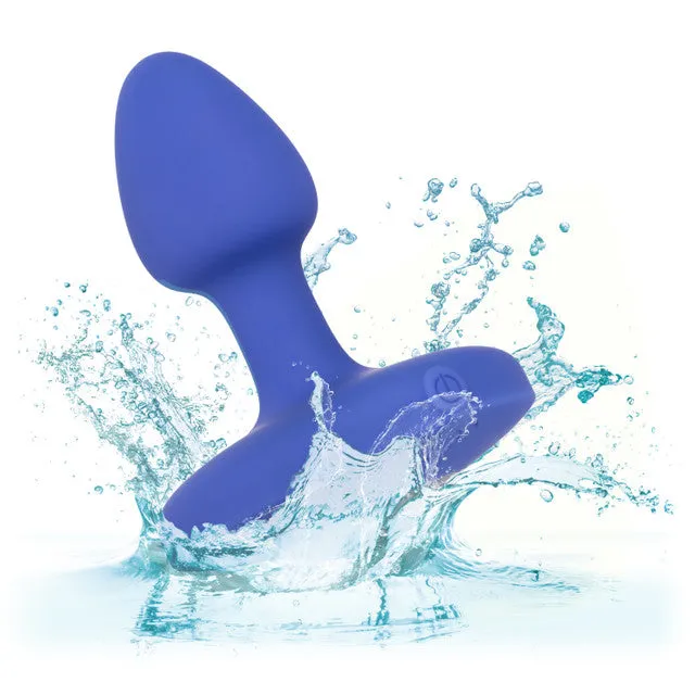 Cheeky Gems SMALL RECHARGEABLE VIBRATING Butt Plug Blue Cheeky Gems Anal