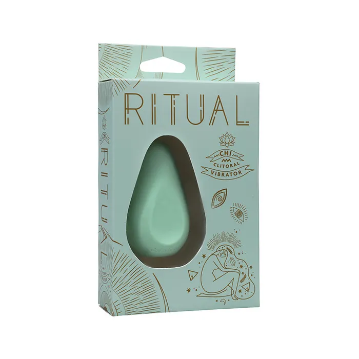 Doc Johnson Vibrators Ritual Chi Recharge Sili Clit Vibe Mint
