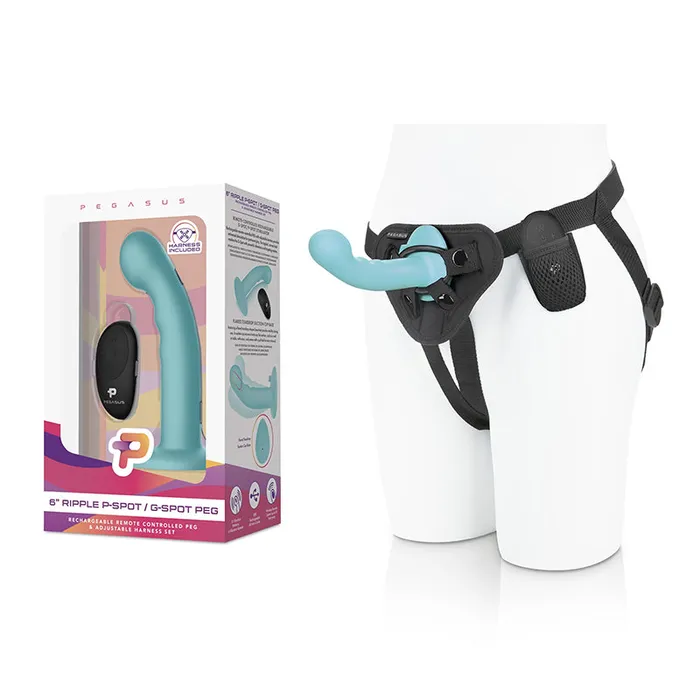 Electric EEL Inc Remote Control 6In Psot WSpot Sil Peg Female Sex Toys