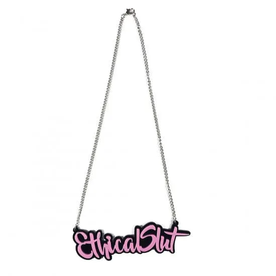 entrenue Vibrators Geeky Kinky Ethical Slut Necklace
