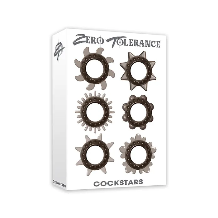 Evolved Male Sex Toys Zt Cockstars Cock Ring Set Of 6 Unique S