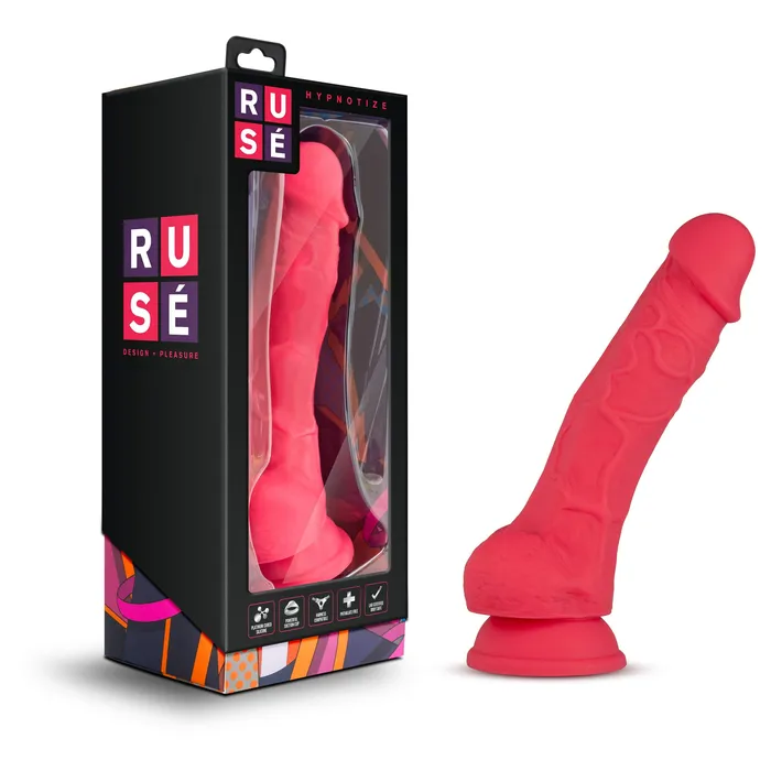 Female Sex Toys Blush Novelties Ruse Hypnotize Cerise Realistic Dildo