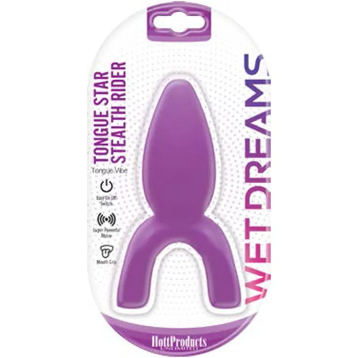 Hott Products Unlimited Vibrators Tongue Star Stealth Rider Tongue Vibe