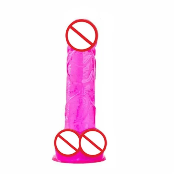 House of Dasein Dildos Realistic Dildos Realistic Jelly Dildo Deep Throat Training Cock And Balls Dong