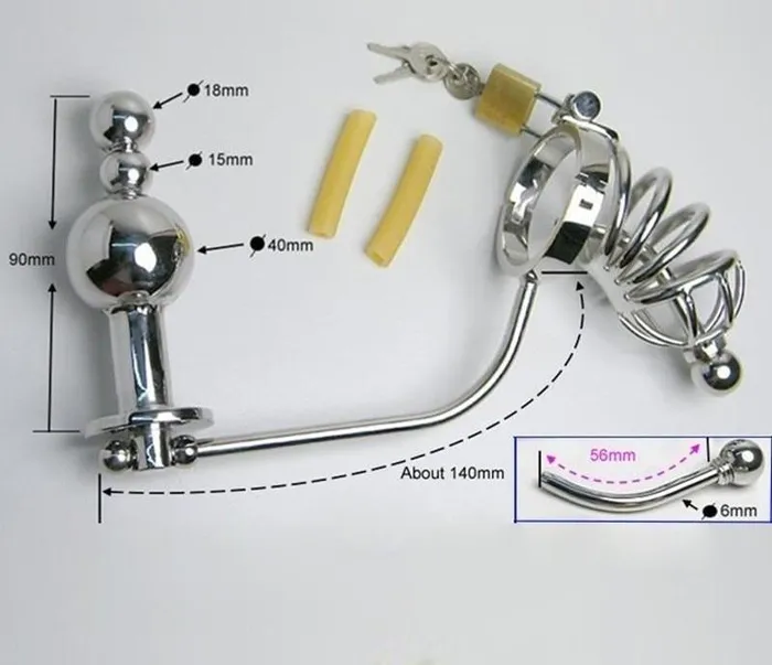 House of Dasein Male Sex Toys Cock Rings Male Chastity Belt Stainless Steel Cock Cage Penis Ring Bondage Kink