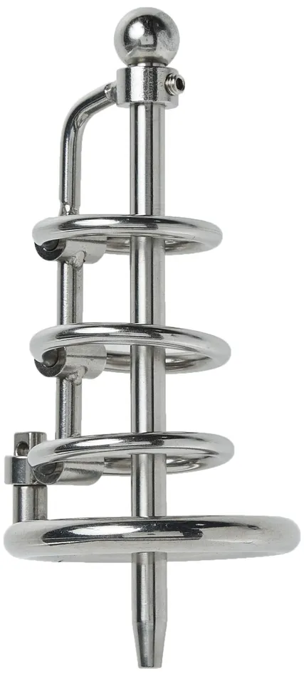 Master Series Master Series Gates Of Hell Stainless Steel Adjustable Cum Through Sound Cage Male Sex Toys Master Series Master Series Gates Of Hell Stainless Steel Adjustable Cum Through Sound Cage Male Sex Toys