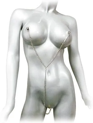 Master Series Nipple to Clit Tweezer Clamp Set Jal Enterprises Couples