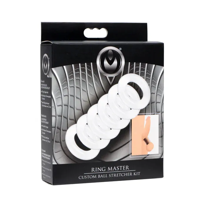 Master Series Ring Master Custom Ball Stretcher Kit XR Brands Male Sex Toys Master Series Ring Master Custom Ball Stretcher Kit XR Brands Male Sex Toys