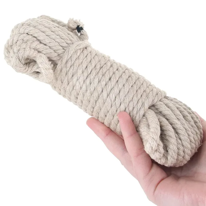 pink cherry Female Sex Toys Merci Bind Tie Hemp Rope in Sizes 30ft 50ft