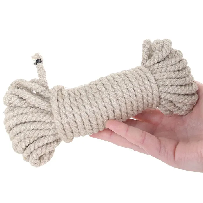 pink cherry Female Sex Toys Merci Bind Tie Hemp Rope in Sizes 30ft 50ft