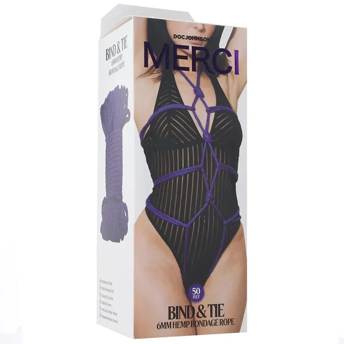 pink cherry Female Sex Toys Merci Bind Tie Hemp Rope in Sizes 30ft 50ft
