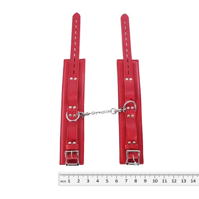 Restraints Kink Store 5 Piece Leather Collar Cuffs Set by Kink