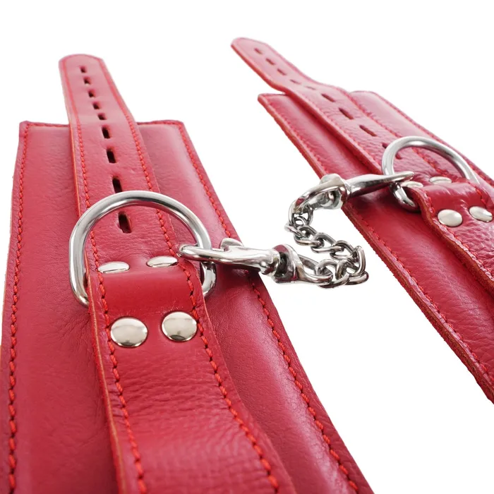 Restraints Kink Store 5 Piece Leather Collar Cuffs Set by Kink