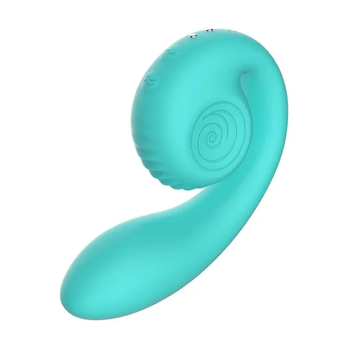 Snail Vibe Snail Gizi Compact Ultra Powerful 2 Motor Dual Stimulating Vibrator Blue Vibrators