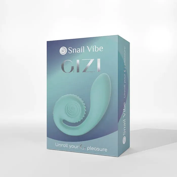 Snail Vibe Snail Gizi Compact Ultra Powerful 2 Motor Dual Stimulating Vibrator Blue Vibrators