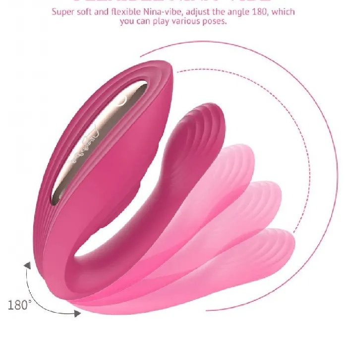 Tracys Dog Vibrators Tracys Dog Nina Remote Control Couples Vibrator Pink