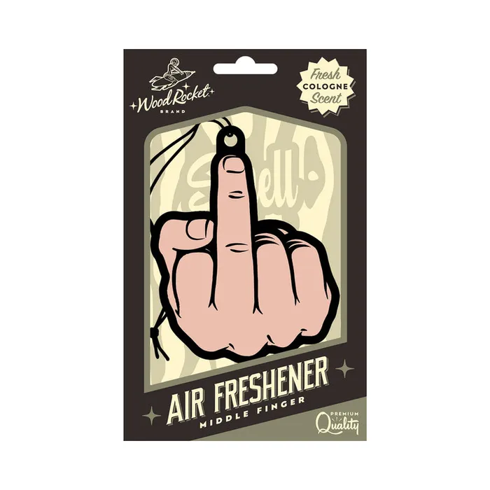 Wood Rocket Llc Vibrators Wood Rocket Air Freshener Mid Finger Pea