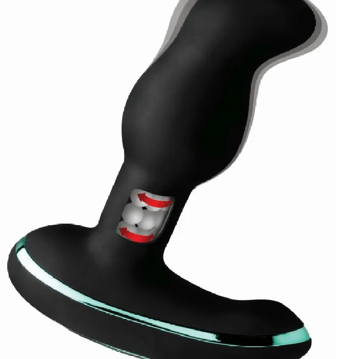 XR Brands Female Sex Toys Rimsation Silicone Prostate Vibrator with Rotating Beads