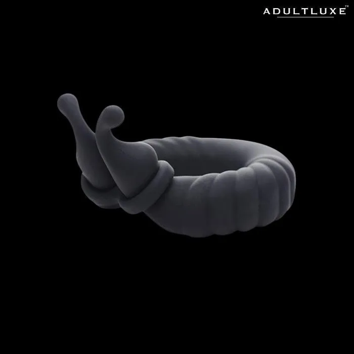 XR Brands Male Sex Toys Trinity Cobra Dual Stimulation Silicone Cock Ring