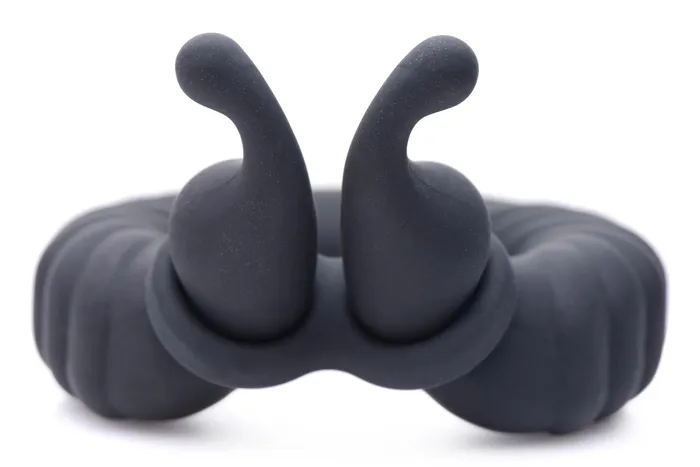 XR Brands Male Sex Toys Trinity Cobra Dual Stimulation Silicone Cock Ring