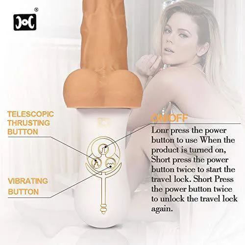 Allovers 6Inch 10 Vibrating 6 Telescoping Rotating Lifelike Silicone Realistic Dildo Sxo Toy Shop Female Sex Toys