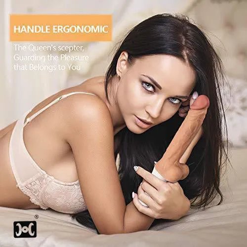 Allovers 6Inch 10 Vibrating 6 Telescoping Rotating Lifelike Silicone Realistic Dildo Sxo Toy Shop Female Sex Toys