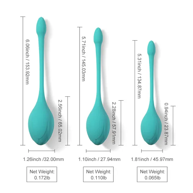 Couples Honey Play Box Honey Play Box Bluebell Weighted Kegel Ball 3Piece Set
