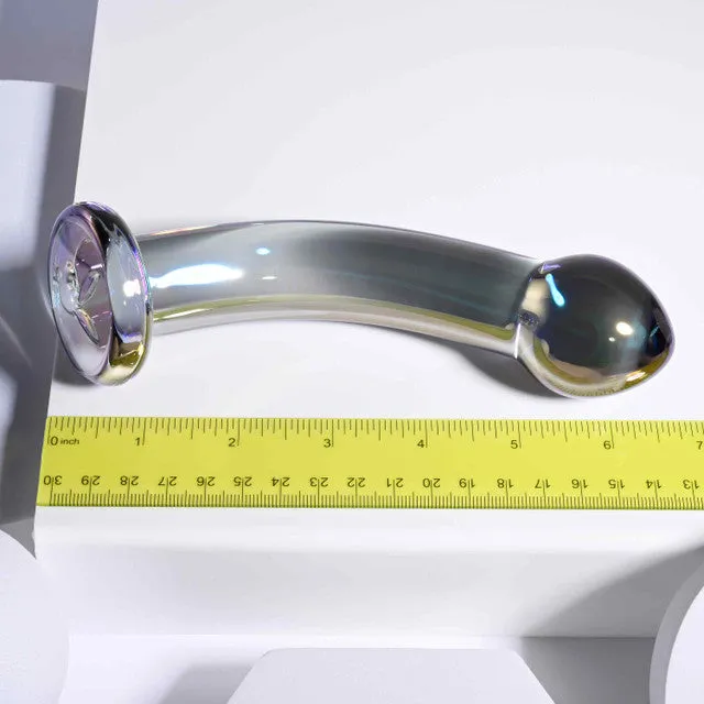 Dildos PLAYBOY PLEASURE JEWELS KING GLASS DONG EVOLVED