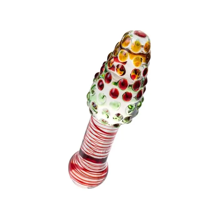 Dildos Sexus Glass Dildo Colour Delight 17cm Clear Sexus Glass