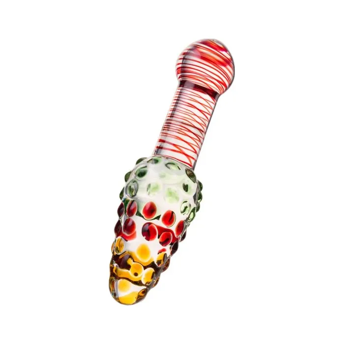 Dildos Sexus Glass Dildo Colour Delight 17cm Clear Sexus Glass