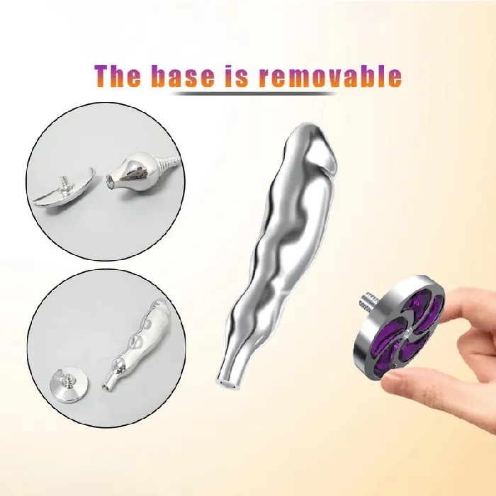EVEs SECRETS Butt PlugsTransformers Metal Anal Dildos with Removable Base Sex Toys for Couples Anal