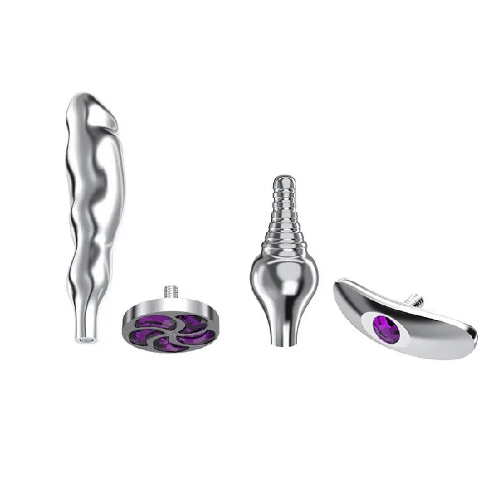 EVEs SECRETS Butt PlugsTransformers Metal Anal Dildos with Removable Base Sex Toys for Couples Anal