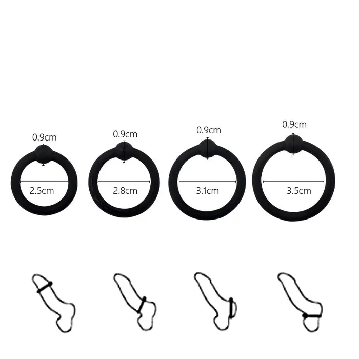 EVEs SECRETS Male Sex Toys Reusable Cock Rings Adjustable Penis Ropes Sex Toys for Men