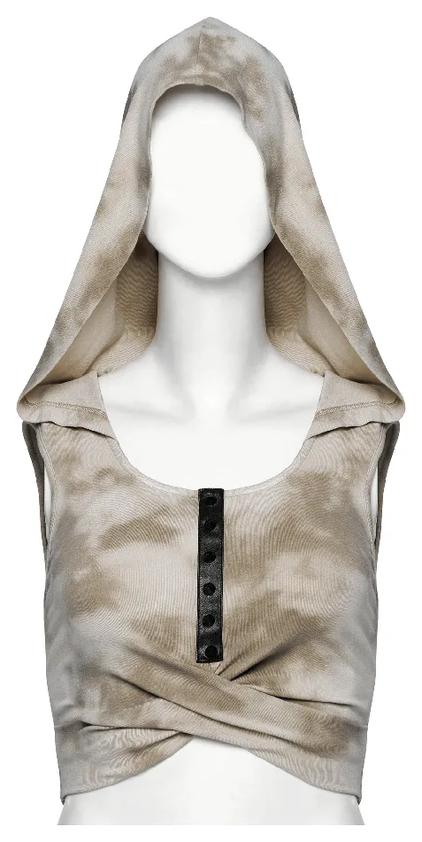 EVEs SECRETS Male Sex Toys Stylish Hooded Crop Top with Open Back Design