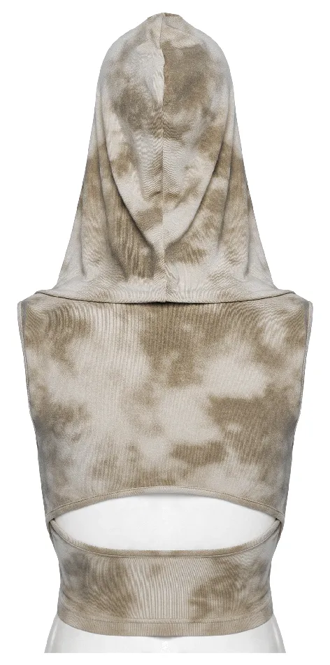 EVEs SECRETS Male Sex Toys Stylish Hooded Crop Top with Open Back Design