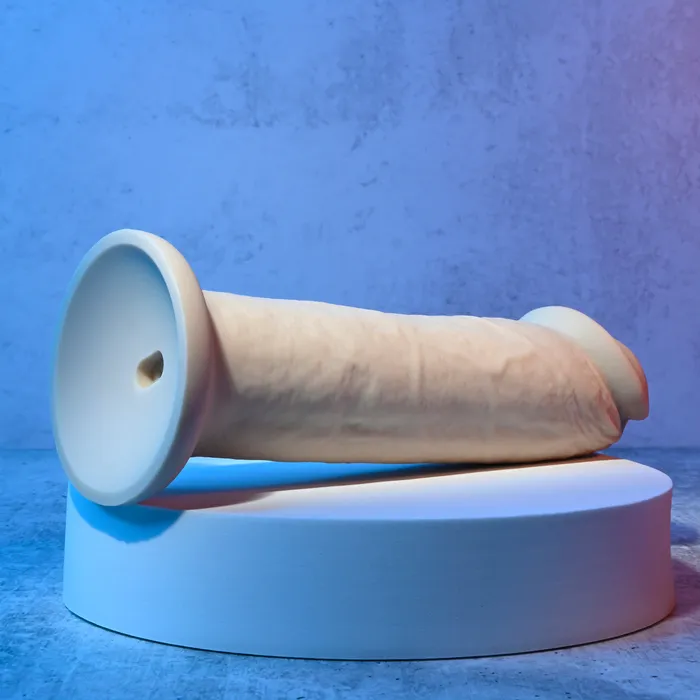 EVOLVED Dildos Evolved 7 GIRTHY VIBRATING DONG LIGHT