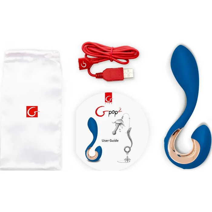 Gvibe Vibrators Gpop2 Indigo Blue Blue