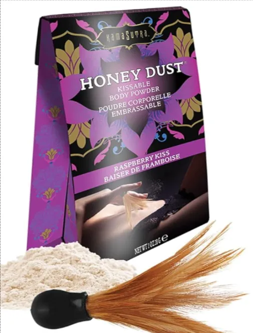 Kamasutra HONEY DUST KISSABLE BODY POWDER Coconut Raspberry includes Sensual Feather Tickler Adult Superstores Rockdale Female Sex Toys Kamasutra HONEY DUST KISSABLE BODY POWDER Coconut Raspberry includes Sensual Feather Tickler Adult Superstores Rockdale Female Sex Toys