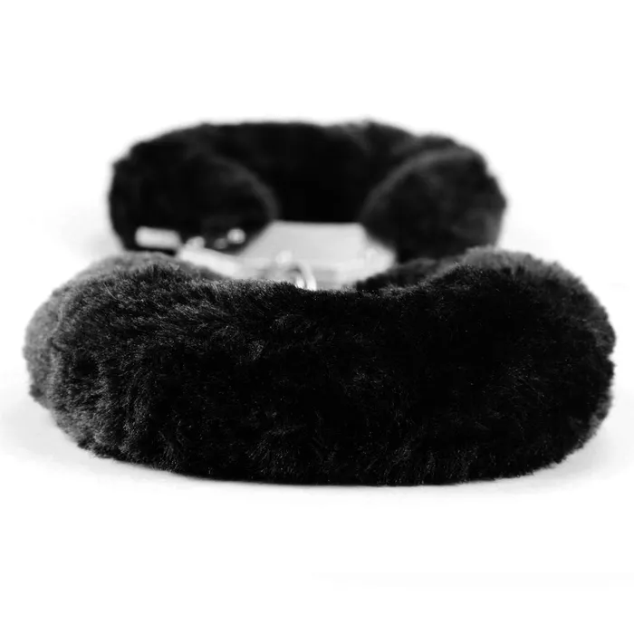 LoveToy Anal Fluffy Black Handcuffs Fetish Pleasure LoveToy