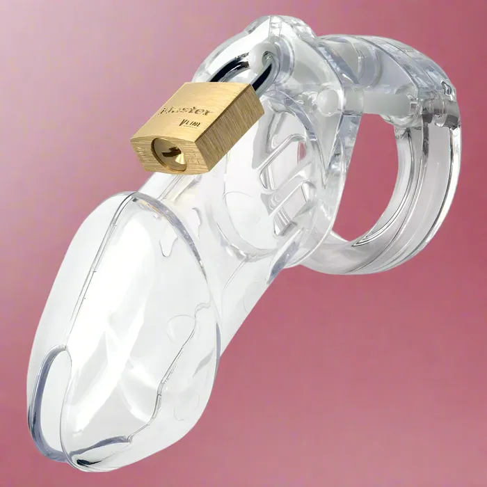 Male Sex Toys CBX Cockcage CB6000 Clear Chastity Cage Secure Male Lock