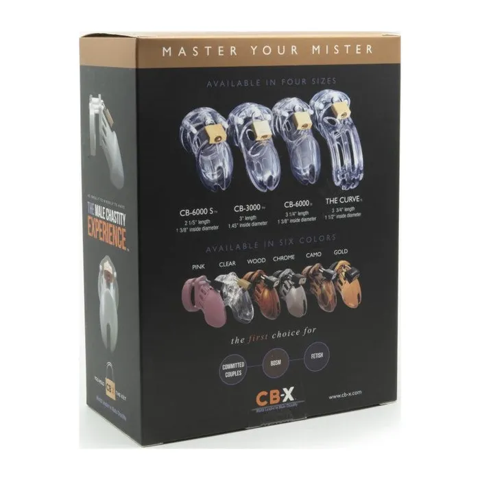 Male Sex Toys CBX Cockcage CB6000 Clear Chastity Cage Secure Male Lock
