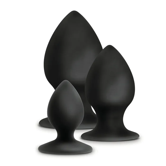 Male Sex Toys Lonbrook Anal Adventures Platinum Silicone Anal Plug Kit