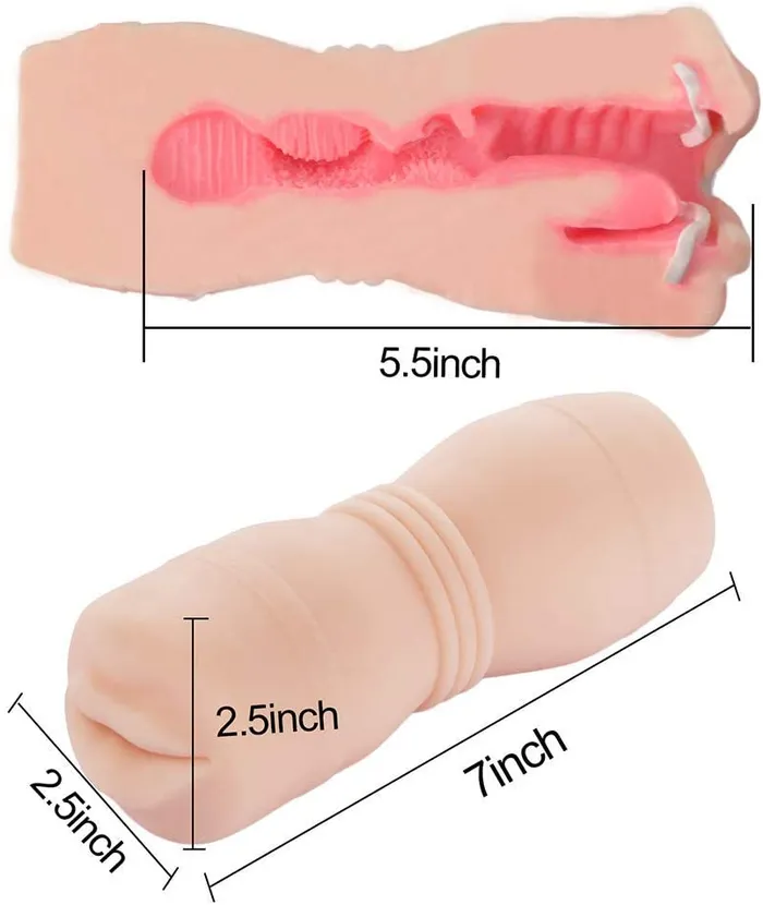 Male Sex Toys Tracys Dog Tracys Dog Realistic Mouth Stroker with Teeth