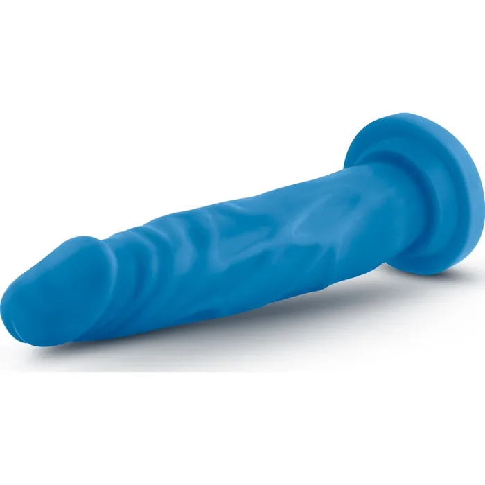 Neo Dildos Neo Dual Density Cock 75in Neon Blue