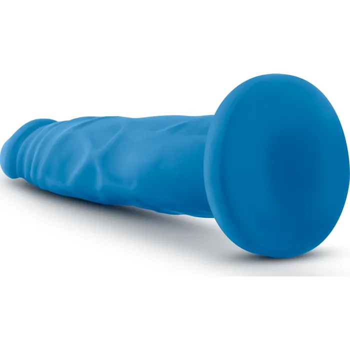 Neo Dildos Neo Dual Density Cock 75in Neon Blue