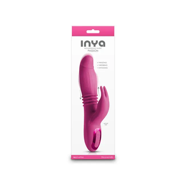 NS Novelties Female Sex Toys INYA Passion Thrusting Rabbit Vibrator