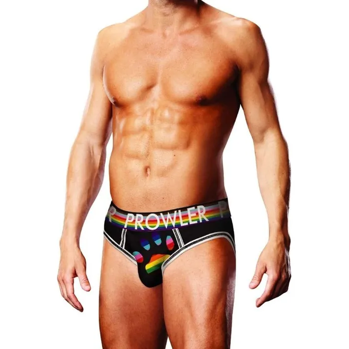 Prowler Anal Prowler Oversized Paw Open Back Brief Black Large