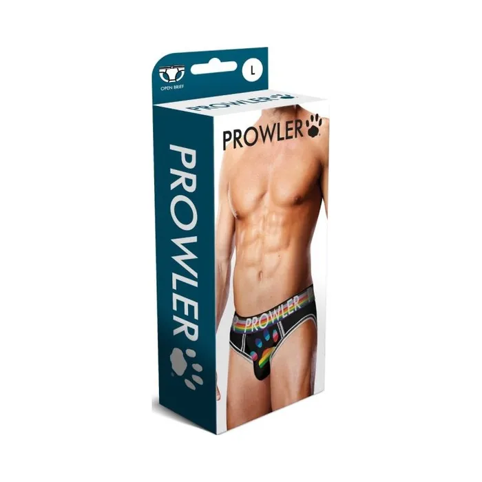 Prowler Anal Prowler Oversized Paw Open Back Brief Black Large