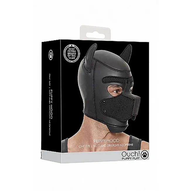 Shots America LLC Anal Puppy Play Puppy Hood Black